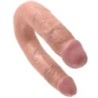 Dubbel Penetratie Dildo 13.9 Cm Natuurlijk