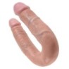 Dildo Dobbelt Penetration 13.9 Cm Naturlig