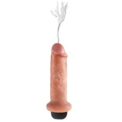 Sklidžios ejakuliacijos dildo 15,24 cm