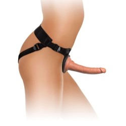 Elite Arnês Ajustável Confortável Com Dildo 17.8 Cm