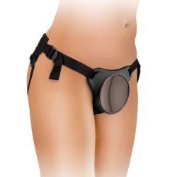 Elite Arnês Ajustável Confortável Com Dildo 17.8 Cm