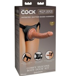 Elite Arnês Ajustável Confortável Com Dildo 17.8 Cm