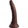 Elite Dildo Realistico Silicona 17.8 Cm Marron