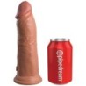 Elite Dildo Realistico Silicona 20.3 Cm Caramelo