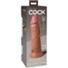 Elite Dildo Realistico Silicona 20.3 Cm Caramelo