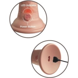 Realistiškas vibratorius "Elite Dildo" iš silikono, 15,2 cm