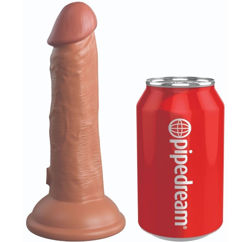 Elite Realisztikus Dildó Vibrátor & Szilikon 15.2 Cm Caramelo