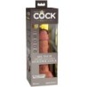 Elite Dildo Réaliste Vibromasseur & Silicone 15.2 Cm Caramel