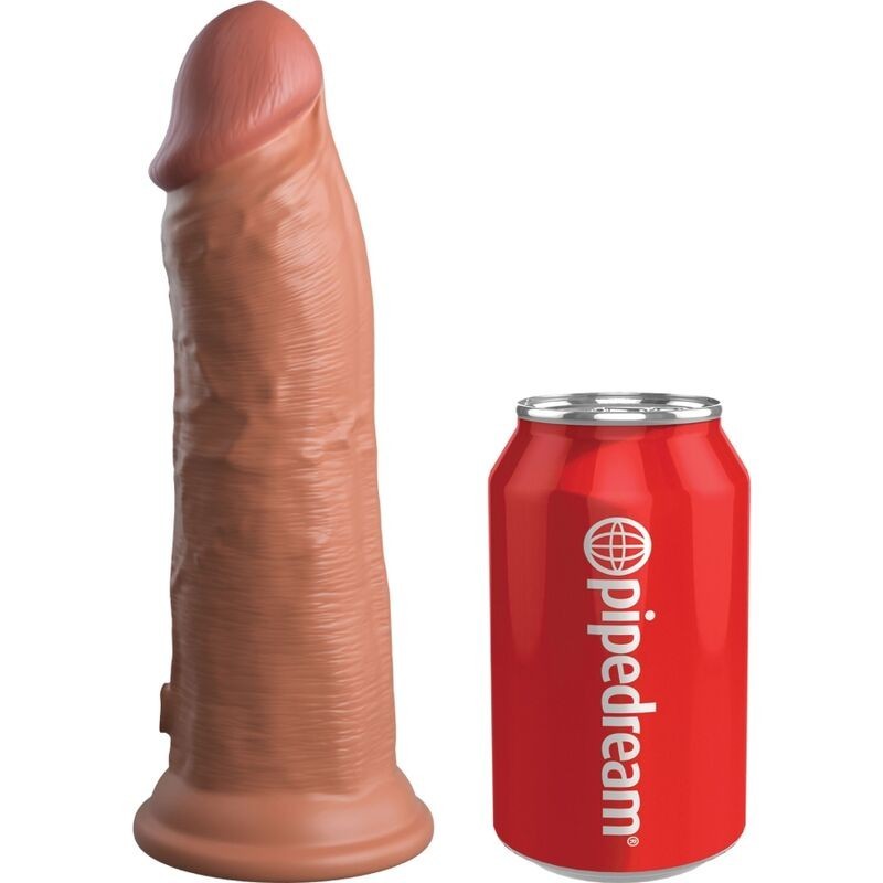 Elite Realistični Dildo Vibrator & Silikon 20.3 Cm Karamel