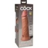 Elite Realistični Dildo Vibrator & Silikon 20.3 Cm Karamel