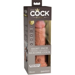 Elite Reālistisks Dildo Vibrators & Silikons 20.3 Cm Karamele