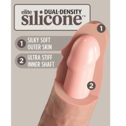 Elite Reālistisks Dildo Vibrators & Silikona Tālvadības pults 23 Cm