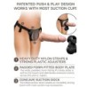 Elite Kit Arnês Ajustável Deluxe Anel Com Testículos & Dildo 20.3 Cm
