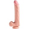 Penis Realist 3D Cu Testicule 24.8 Cm Natural