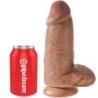 Realistisk Dildo Chubby 23 Cm Karamell