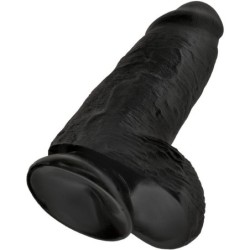 Realistischer Dicker Penis 23 Cm Schwarz