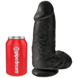 Realistische Chubby Dildo 23 Cm Zwart