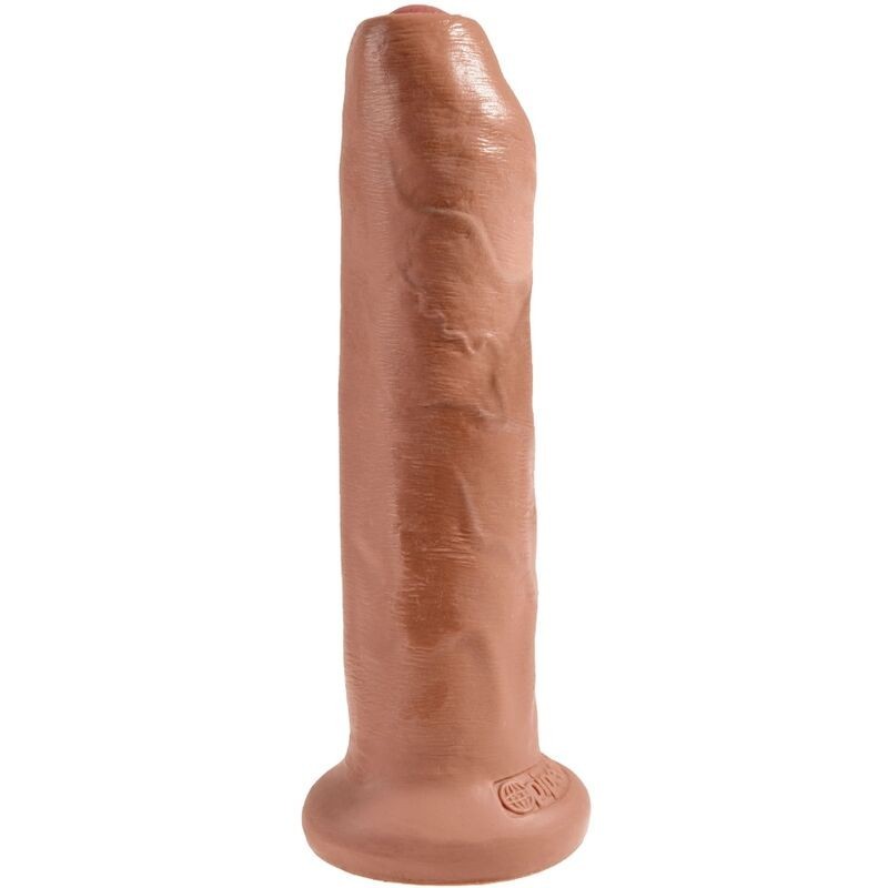 Reālistisks Penis Ar Priekšādiņu 17.8 Cm Karameļu Krāsā