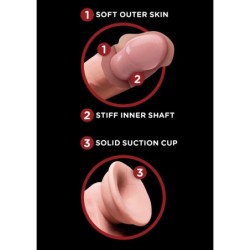 Plus 3D Dildo Ljuljajuće Kuglice 12.7 Cm