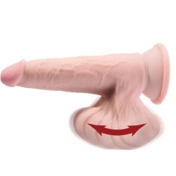 Plus 3D Dildo Swinging Balls 15.2 Cm Natūralus