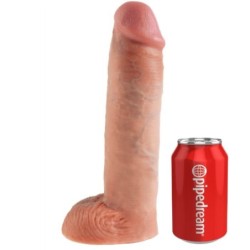 Strap-On Com Dildo Oco 28 Cm E Alças Cor da Pele
