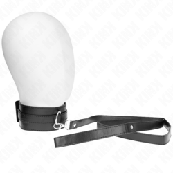 Coleira Com Trela 116 Cm Modelo 1 Ajustável 36-43 Cm X 5 Cm