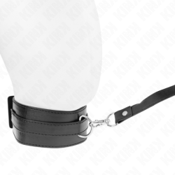 Kakla siksna ar pavadu 116 cm, modelis 1, regulējama 36-43 cm x 5 cm