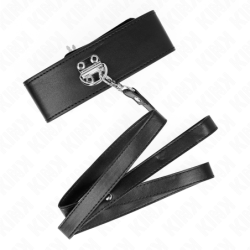 Coleira Com Trela 116 Cm Modelo 2 Ajustável 36-43 Cm X 5 Cm
