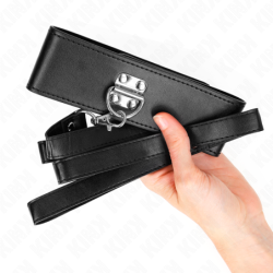 Obojok s vodítkom 116 cm, model 2, nastaviteľný 36-43 cm x 5 cm