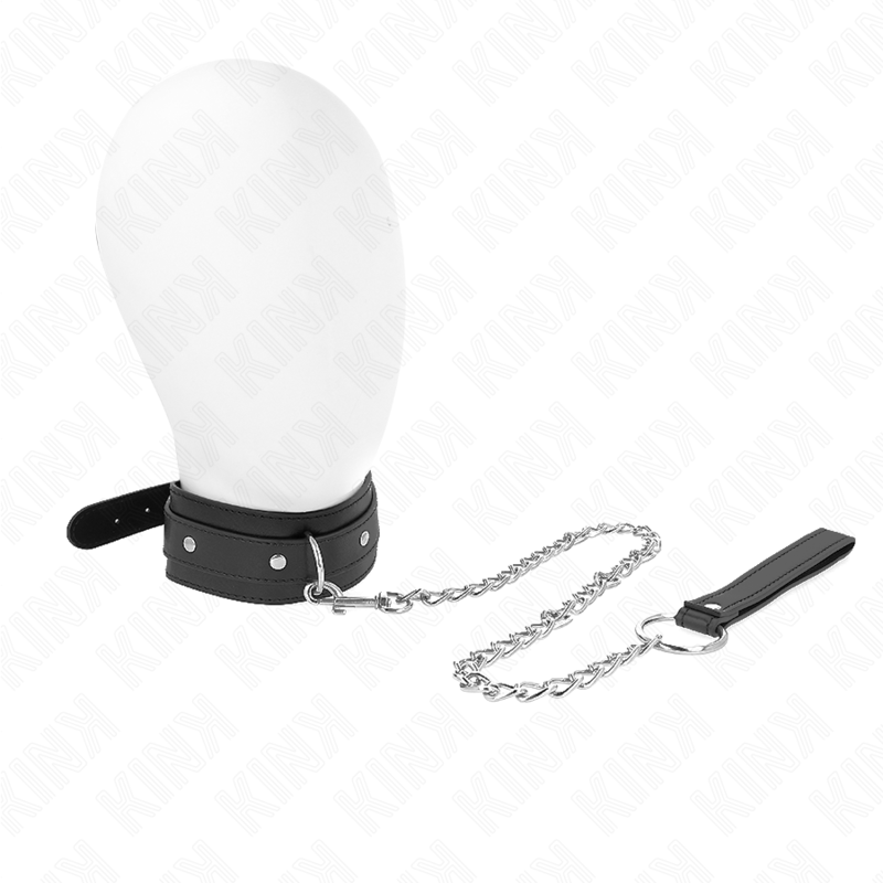 Kakla siksna ar pavadu 65 cm 1 regulējams gredzens 38–49 cm x 5 cm