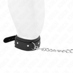Kakla siksna ar pavadu 65 cm 1 regulējams gredzens 38–49 cm x 5 cm