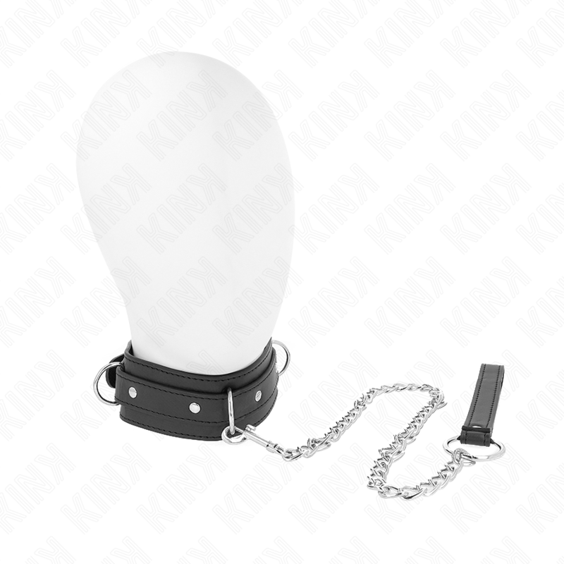 Colier Cu Lesă 65 Cm 3 Inele Model 1 Ajustabil 38-49 Cm X 5 Cm