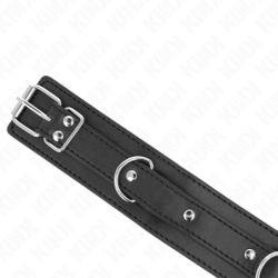 Kakla siksna ar pavadu 65 cm 3 riņķi Modelis 1 Regulējams 38-49 cm X 5 cm