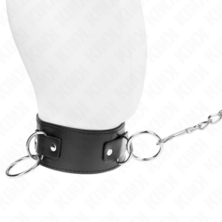 Kakla siksna ar pavadu 65 cm 3 riņķi Modelis 2 Regulējams 36-43 cm X 5 cm