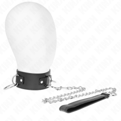 Halsband Med Rem 65 Cm 3 Ringar Modell 2 Justerbar 36-43 Cm X 5 Cm