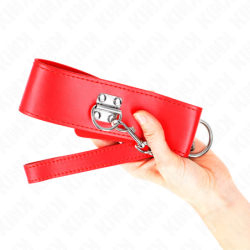 Rihmaga kaelarihm 65 cm Lai Punane Reguleeritav 33.5-41 cm X 5 cm