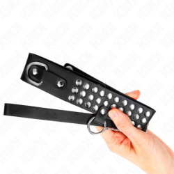 Kakla siksna ar pavadu 65 cm ar spīdumiem, regulējama 37-42 cm X 5.3 cm