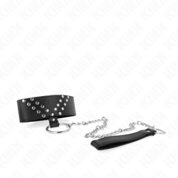 Apykaklė su Pavadėliu 65 Cm su Reguliuojamu V Formos Kniedijimu 36-43 Cm X 5 Cm