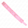 Coleira Com Trela 65 Cm Com Restrições Rosa Ajustável 36-42 Cm X 5.5 Cm