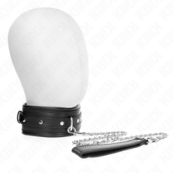 Collare Con Guinzaglio 65 Cm Fibbia Lucida 48.5 Cm X 5.3 Cm