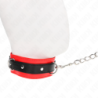 Collar With Leash 65 Cm Basic Model Model 3 Red 53 X 5 Cm