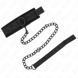 Kakla siksna ar pavadu 77 cm Basic Modelis Modelis 5 Regulējams 34-54 cm X 5 cm