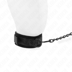 Collare Con Guinzaglio 77 Cm Modello Base Modello 5 Regolabile 34-54 Cm X 5 Cm