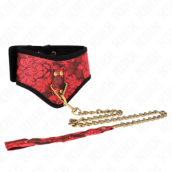 Collar Con Correa De Encaje 75 Cm Modelo Scandal 44 X 10 Cm
