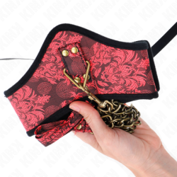 Collare Con Guinzaglio In Pizzo 75 Cm Modello Scandal 44 X 10 Cm