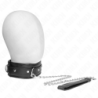 Guler Cu Lesă Burete Imitație Piele Model 3 Ajustabil 37-54 Cm X 3 Cm
