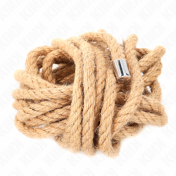 Hanfseil 5 Meter mit Metallkopf