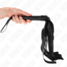Zwarte Brede Staart Zweep 48.5 Cm