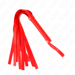 Fouet à Queue Large Rouge 48.5 Cm