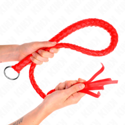 Snake Whip With Red Hand Loop 65 Cm